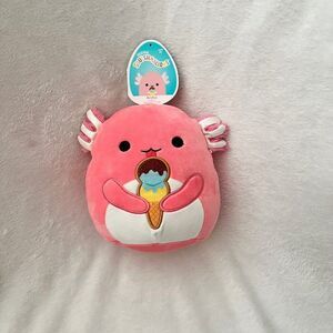 Archie the Axolotl With Ice Cream 8" Squishmallow Plush